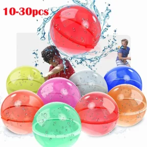 10 to 30 Pcs Reusable Self Sealing Water Bomb Balloons