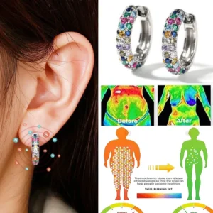 Lymphatic Activity Hoop Earrings