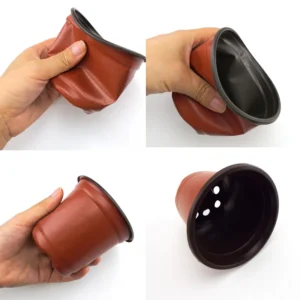 Plastic Flower Growing Cups for Garden