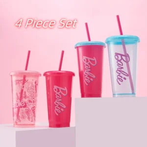 Barbie Tumbler with Straw