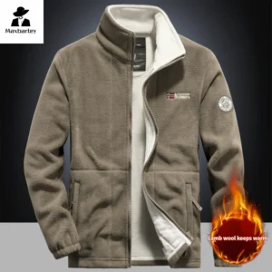 Double Layer Fleece Hooded Jacket