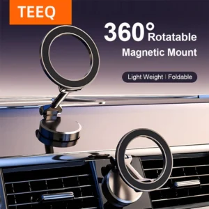 360° Alloy Magnetic Car Phone Holder for MagSafe