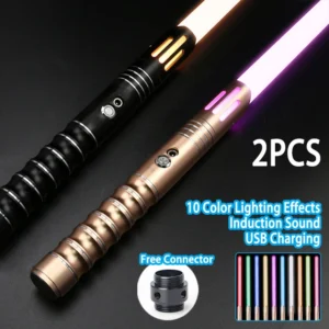 RGB Flash Lightsaber Metal Sword Toy