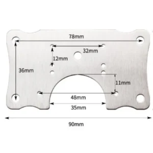 Stainless Steel Cabinet Hinge Repair Plate