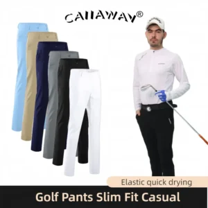 Mens Golf Joggers with Belt Loops