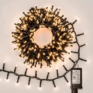 30M 1500 LED Christmas Holiday bright lights Connectable Cluster Lights