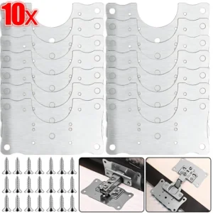 Stainless Steel Cabinet Hinge Repair Plate