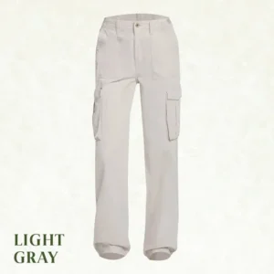 Adjustable Straight Leg Cargo Pants