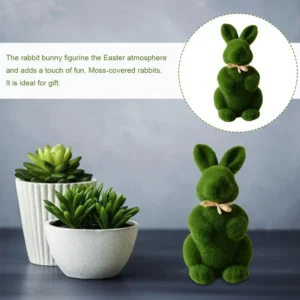 Moss Bunny Decor