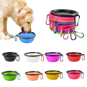 Silicone Dog Outdoor Water Bowl