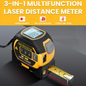 3 in 1 Infrared Laser Tape Measure