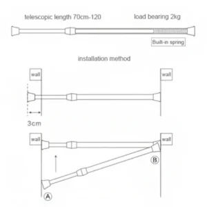 Flexible Curtain Rod