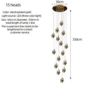 Nordic Diamond Chandelier