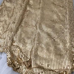 Sparkly Metal Mesh Fabric