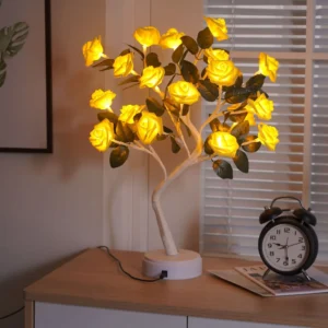 24 LED Rose Flower Tree with Lights Lamp