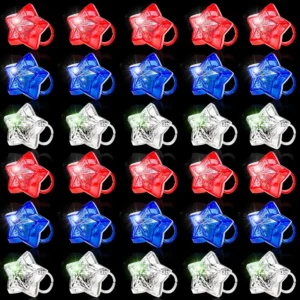 10 to 20 Pcs Star Shaped 4Th Of July LED Lights