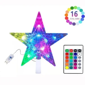 Star LED Changing Color Christmas Lights