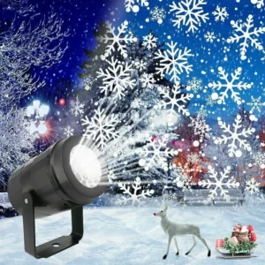 Holiday Snowflake Lights Laser Projector