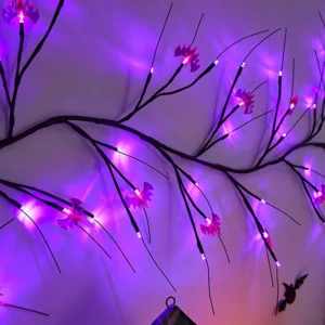 LED Vine Halloween Lights on Trees