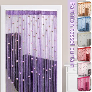 100X200cm Flower Thread Curtains