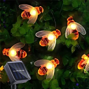 Solar Powered Honey Bee Lights 100 LED