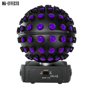 5x18W Purple Disco Ball Roto sphere LED