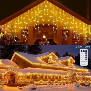 Best Christmas Lights Omaha Icicle Curtain