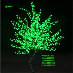 Outdoor LED Artificial Christmas Cherry Blossom Tree