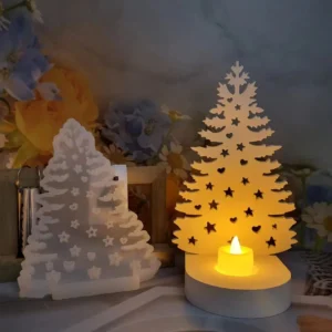 DIY One Plug Christmas Trees