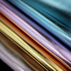 DIY PU Leather Metallic Cloth