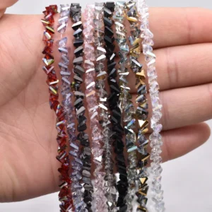 Yanqi Shining Iridescent Glass Beads 6mm 80pcs