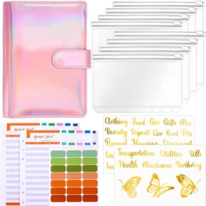 A6 Binder for Cash Envelopes and Budget Planner