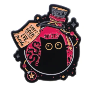 Cute Black Cat Pins