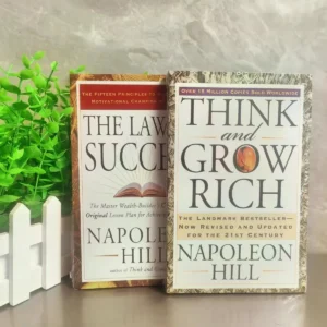 2 Books Set By Napoleon Hill Think And Grow Rich And The Law of Success