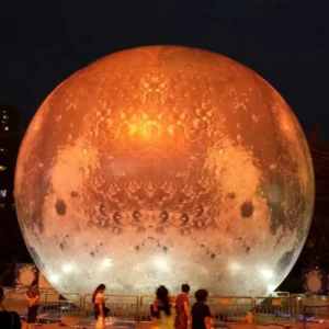 1.5 to 6m Inflatable Moon Ball With Led Lights