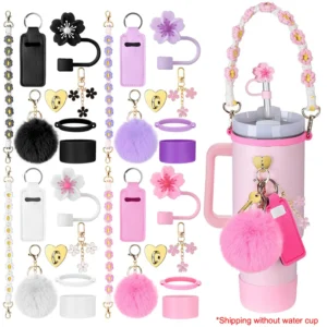 8 Pcs Set Cup Tumbler Accessories