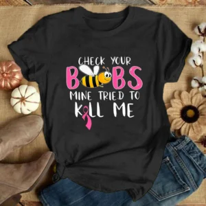 New Hot Breast Cancer T-Shirts for Women