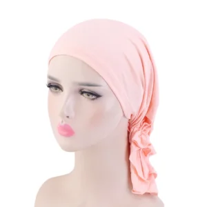 Muslim Bamboo Chemo Headwear Pre-Tied Scarf